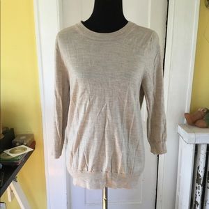 J. Crew women’s size large heather merino sweater